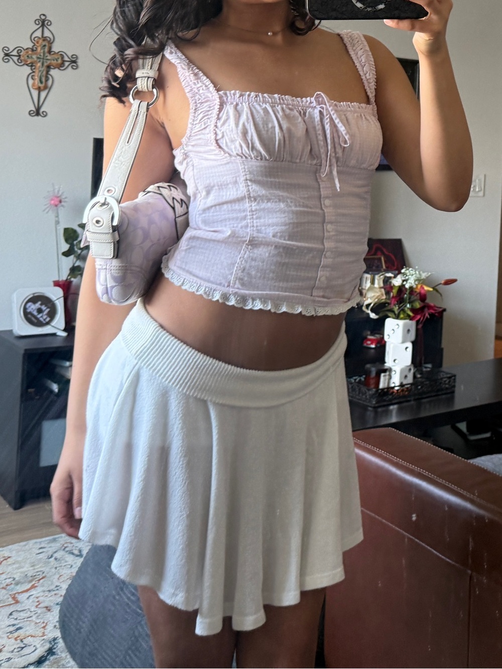White skirt UO size s/xs